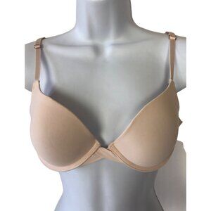 Danskin Intimates Intimates Bra Women Size 34B Ivory Padded Underwire Back Close